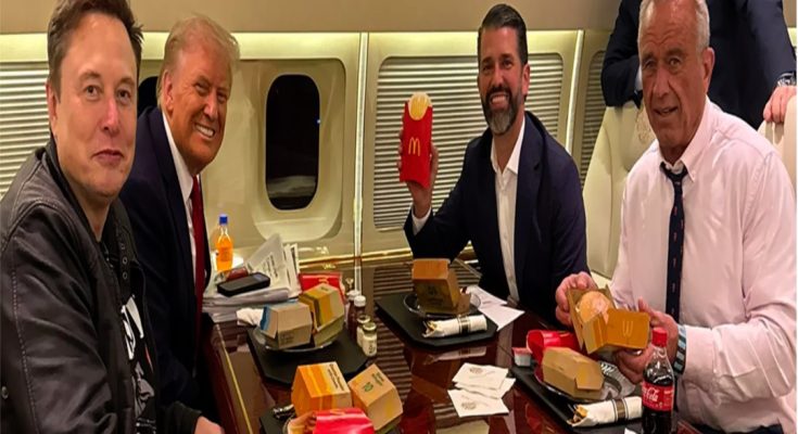 Trump inner circle shares McDonald’s meal as Donald Jr. jokes 'Make America Healthy Again starts tomorrow’