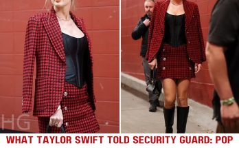 What Taylor Swift told security guard: Pop star’s cutting remark to her entourage during wild arrival to watch Travis Kelce (HG)