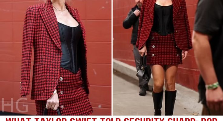 What Taylor Swift told security guard: Pop star’s cutting remark to her entourage during wild arrival to watch Travis Kelce (HG)