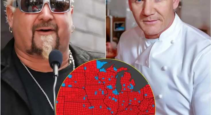 Guy Fieri and Gordon Ramsay Launch Restaurant in Red States, Offering Affordable Food with No Woke Agenda.