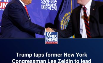 Trump taps former New York Rep Lee Zeldin to lead EPA