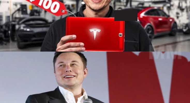 UNBELIEVABLE: Elon Musk Unveils $100 Tesla Tablet That Will TURN The Tech World Upside Down