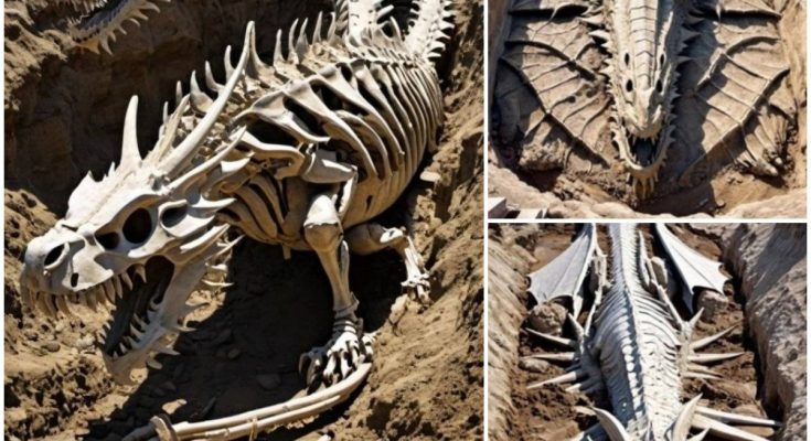 China Unveils Amazing Two-Headed Dragon Fossil: A 100,000-Year-Old Fire-Breathing Marvel Shocking Archaeologists.