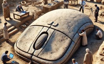 “Enormous Computer Mouse Unearthed After 3,000 Years in Goliath’s Tomb”