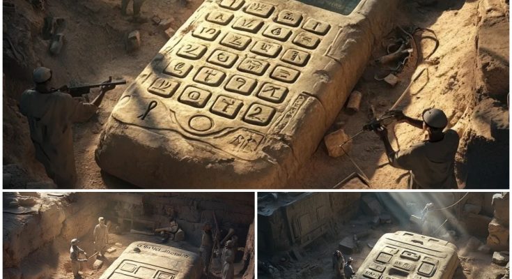 Shocking discovery: Giant mobile phone found in King Goliath’s tomb