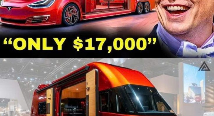 Elon Musk Unveils Tesla’s Affordable 2025 Motorhome: An All-Electric RV for Under $17,000