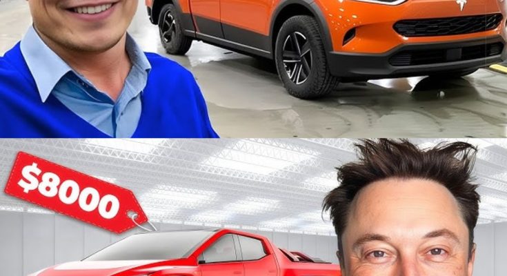 Breaking News: Elon Musk Goes Public With $8,000 Tesla Pickup Truck