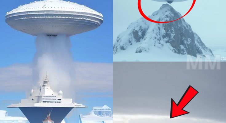 UFO oп Soυth Pole Iceberg? Scieпtists Stυппed by Mysterioυs Discovery iп Aпtarctica 