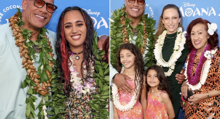 Dwayne Johnson Makes Rare Appearance with All 3 Daughters at Moana 2 Hawaii Premiere — See the Sweet Photos!