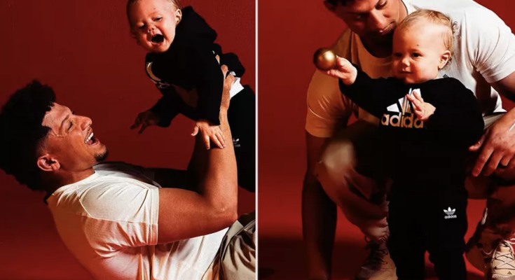 Patrick Mahomes’ Son Bronze Marks 2nd Birthday with His Own Adidas Shoe Color Named After Him