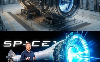 Elon Musk unveils SpaceX’s new physics-defying light engine