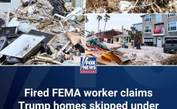 Fired FEMA employee says instructions to skip Trump homes were part of ‘colossal avoidance’ policy