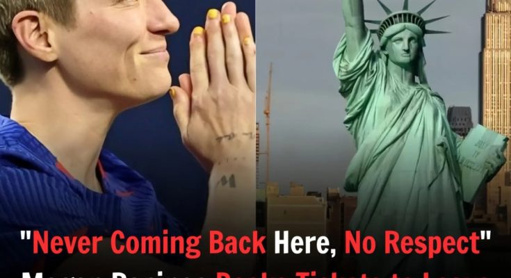 “Never Coming Back Here, No Respect” Megan Rapinoe Books Tickets to Leave America