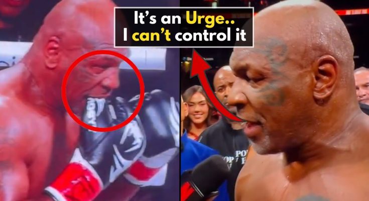 Why Does Mike Tyson Bite His Gloves During a Fight? Details on the Boxer’s Odd Habit