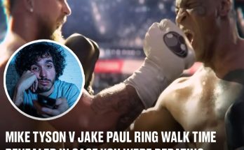 Mike Tyson v Jake Paul ring walk time revealed in case you were debating whether to stay up or go to bed before fight