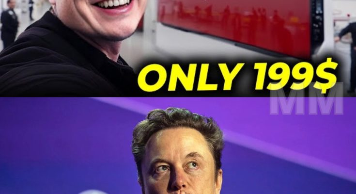 Elon Musk ALL NEW $199 SmartTV SHOCKS The Industry!