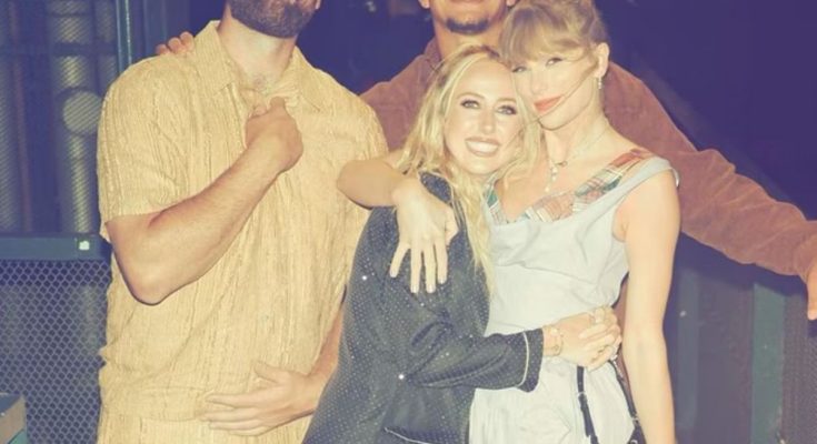 Taylor Swift and Pregnant Brittany Mahomes Have Enchanting Reunion at Her Eras Tour-Themed Birthday Party