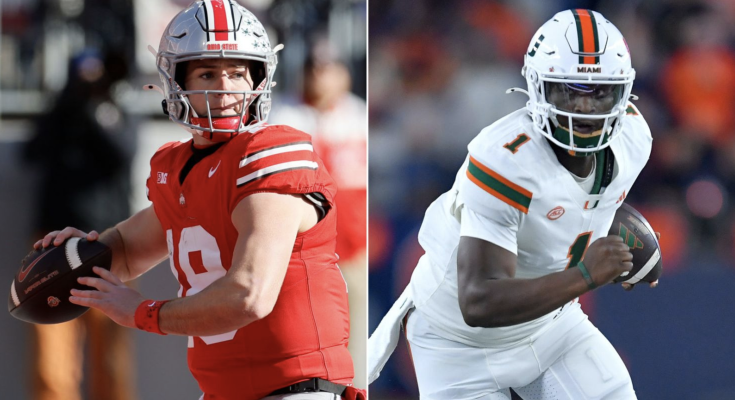 Ohio State and Miami tumble in College Football Playoff penultimate rankings