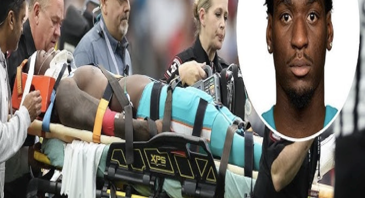 Miami Dolphins wide receiver Grant DuBose taken to hospital after hard hit to head