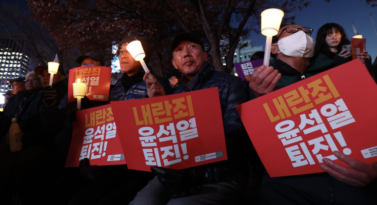 South Korea martial law ‘a painful reminder of how easily democracy can be threatened,’ protesters say