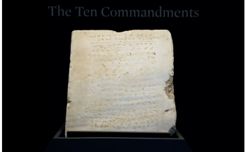 Historic Ten Commandments Tablet to be Auctioned Off and Could Fetch $1 Million or More