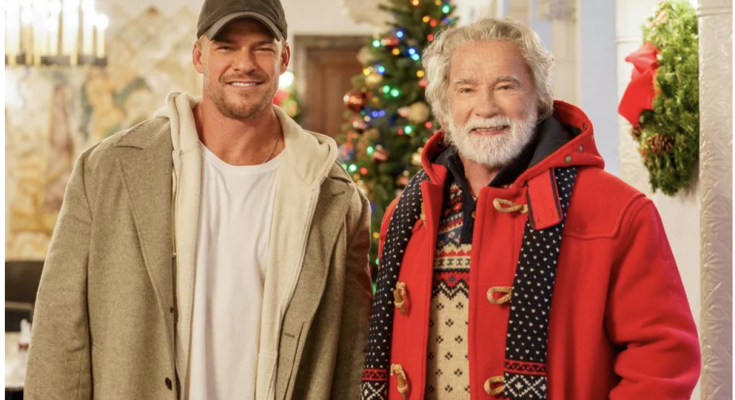 Arnold Schwarzenegger Goes Gray to Play Santa Claus in First Photo from The Man with the Bag