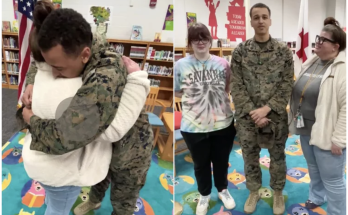 Marine Surprises Family with Holiday Homecoming After Not Seeing Them in Nearly 3 Years (Exclusive)