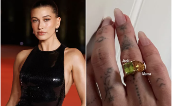 Hailey Bieber Shows Off Ring with Sweet Connection to Her Baby Son with Justin Bieber