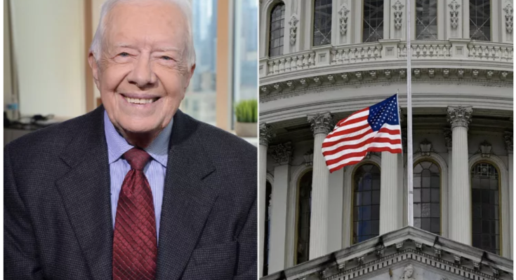 U.S. Flags Will Fly at Half-Staff for Jimmy Carter During Donald Trump’s Inauguration