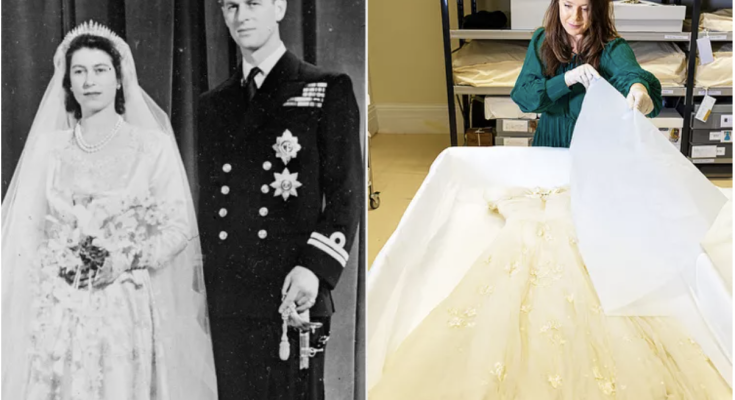 Bridesmaid Dress from Queen Elizabeth’s 1947 Wedding to Prince Philip Acquired by Historic Royal Palaces: ‘Exquisite Embroidery’