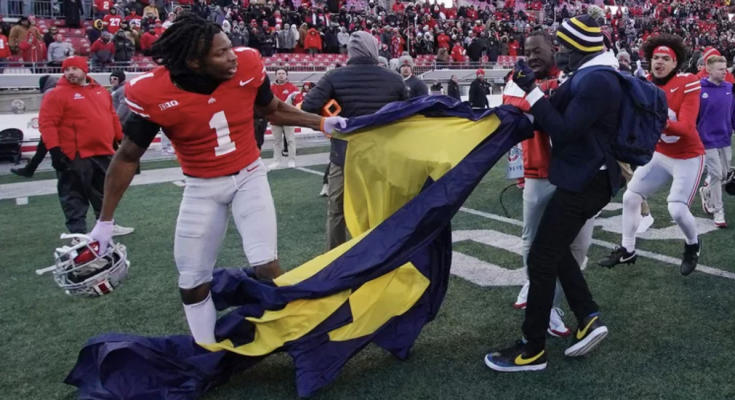 Police Pepper Spray Players After On-Field Brawl Breaks Out at Michigan vs. Ohio State Football Game