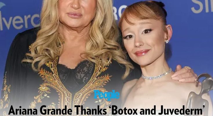 Ariana Grande Thanks 'Botox and Juvederm' Upon Receiving Rising Star Award at the Palm Springs Film Festival Awards Gala