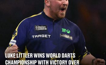 Luke Littler wins World Darts Championship final with victory over Michael van Gerwen