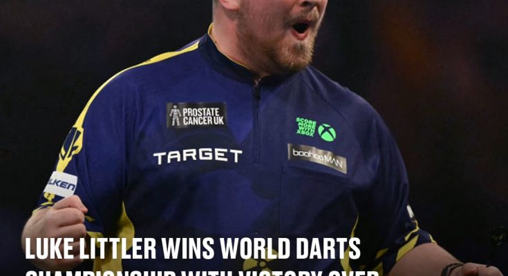 Luke Littler wins World Darts Championship final with victory over Michael van Gerwen