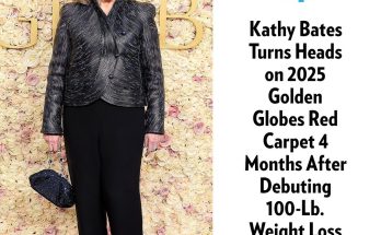 Kathy Bates Turns Heads on 2025 Golden Globes Red Carpet 4 Months After Debuting 100-Lb. Weight Loss