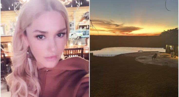 Gwen Stefani Spends New Year's Eve on Her and Blake Shelton's Oklahoma Ranch