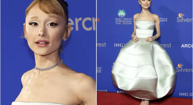 Ariana Grande's Latest Wicked-Inspired Red Carpet Look Resembles Glinda’s Bubble