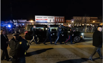 Fans Say Final Goodbye to Jimmy Carter as Motorcade Brings Him to Hometown Burial Site