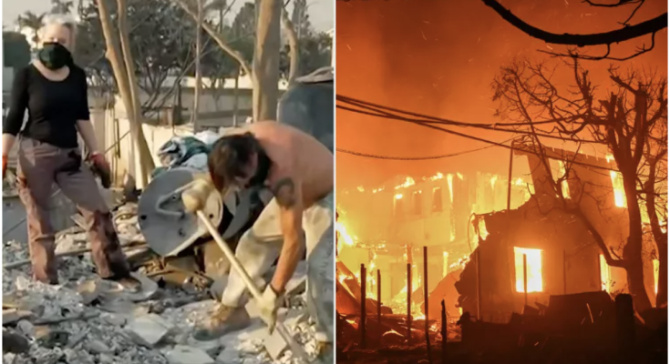 Widow Finds Wedding Rings While Searching Through Rubble After Home Burns Down in L.A. Fires