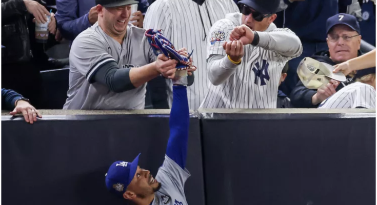 Yankees Fans Who Pulled Baseball from Mookie Betts’ Hand During World Series Banned from All MLB Games