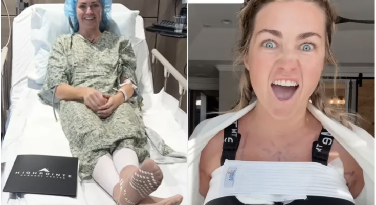 Lindsay Arnold Shows Off Breast Implants in Response to Fan Saying She'll 'Regret' Decision