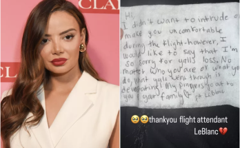 Keleigh Teller Shares Sweet Note from Flight Attendant After Loss of Los Angeles Home: 'Good Humans'