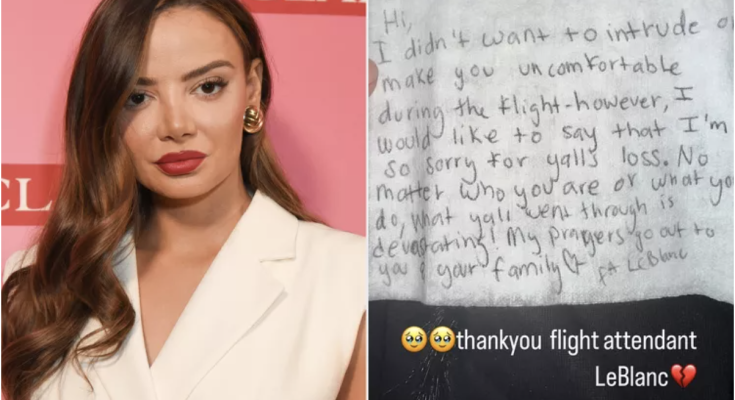 Keleigh Teller Shares Sweet Note from Flight Attendant After Loss of Los Angeles Home: 'Good Humans'