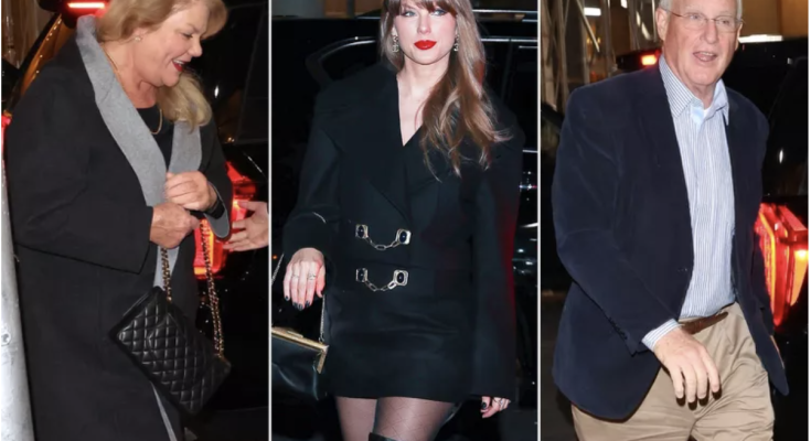 Taylor Swift Steps Out for N.Y.C. Dinner Date with Mom Andrea and Dad Scott Ahead of Boyfriend Travis Kelce’s NFL Playoff Game