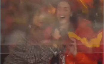 Taylor Swift Joyfully Hugs Caitlin Clark After Travis Kelce Scores Huge Touchdown in Chiefs Playoff Game