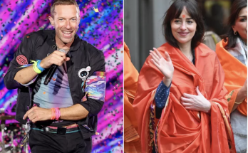 Chris Martin and Dakota Johnson Visit Temple in India Ahead of Coldplay’s Concerts in the Country