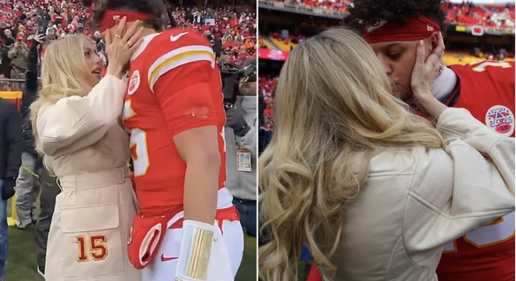 Brittany Mahomes Honors Patrick with '15' Coat and Red Pants at Chiefs Game 6 Days Postpartum — See Her Playoff Look!