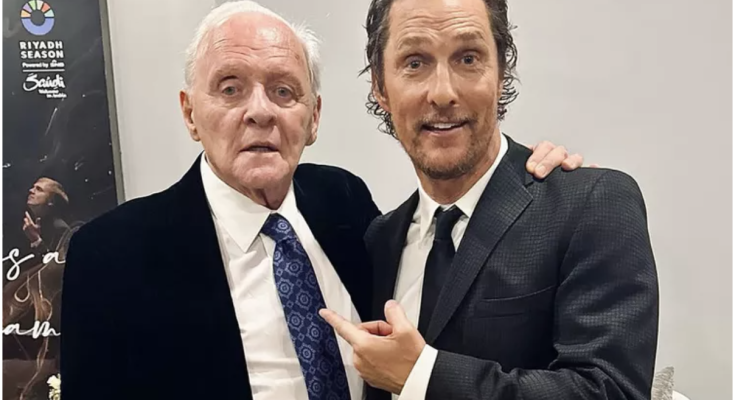 Matthew McConaughey Says 'It’s Past Time' Anthony Hopkins Was Named PEOPLE’s Sexiest Man Alive