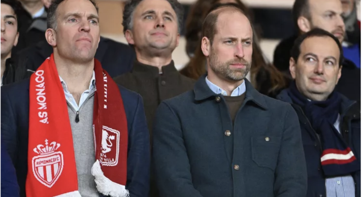 Prince William Makes Solo Appearance at Soccer Game in Monaco After Kate Middleton's Remission News