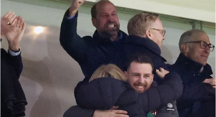 Prince William Jumps for Joy as His Favorite Soccer Team Wins ‘Battle of Britain’